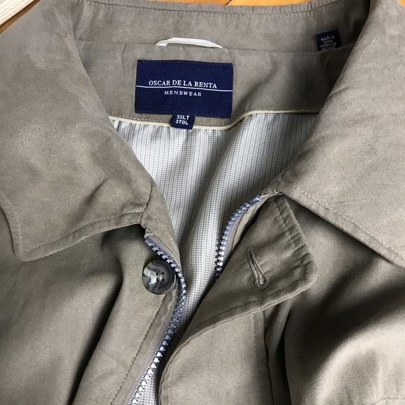 Oscar De La Renta Brown Faux Suede Unisex Blouson / Barn Jacket 🐻🤎 - Picture 12 of 12